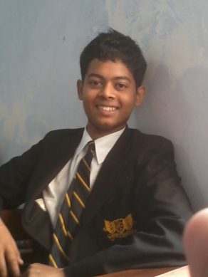 Young Amitav at School