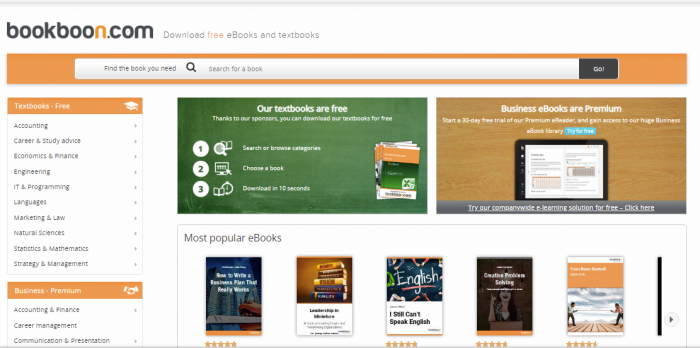 Bookboon - free textbooks online