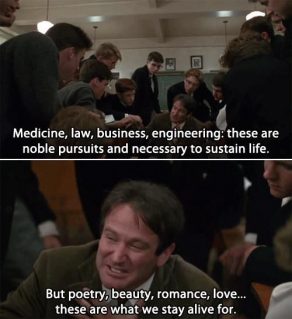 Dead Poets Society - ways to overcome writer's block