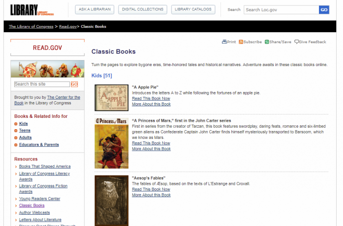 Library of Congress - Free online books