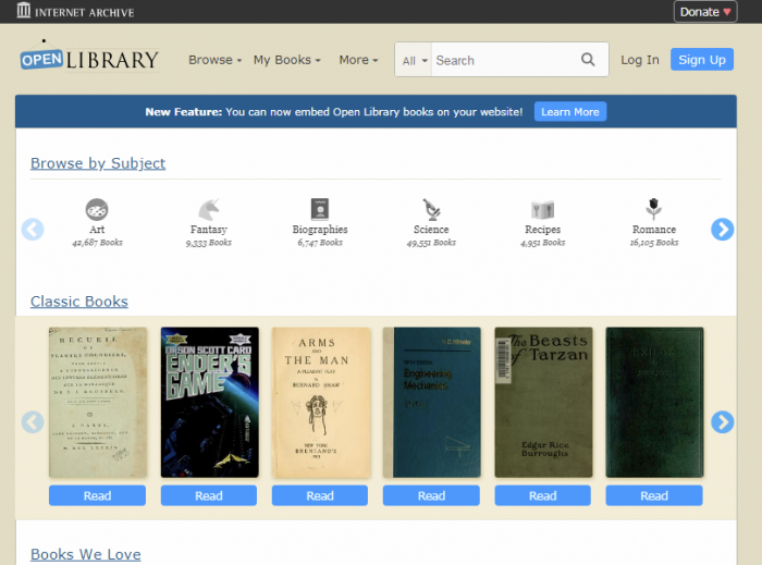 open library - read free books online