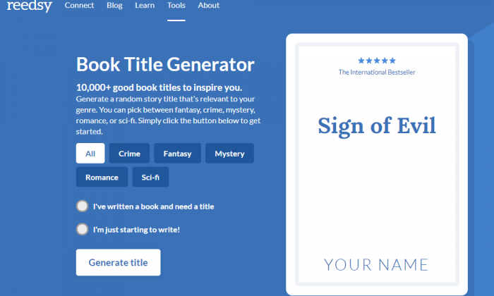 Book Title Generator List Of Top Book Name Generators Free