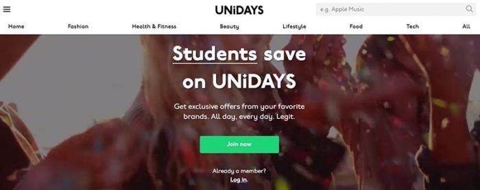 Unidays Sign up for Audible