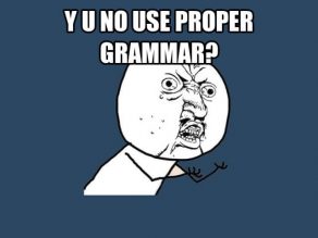 Using Correct Grammar