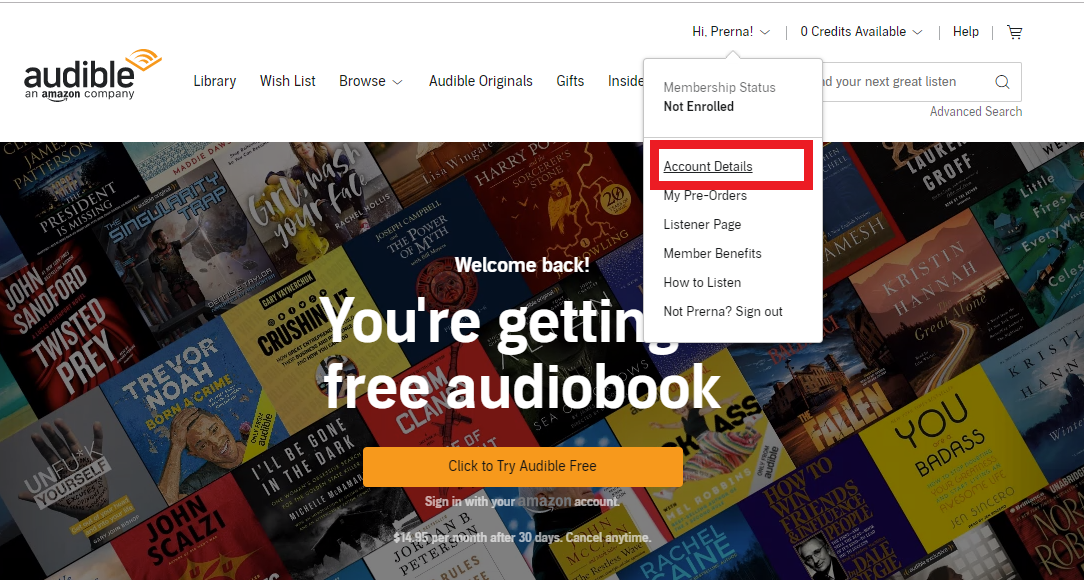 How to Exchange or Return Audible Books [StepbyStep]