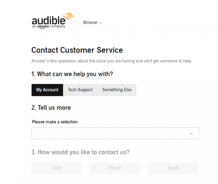 cancel audible membership plan