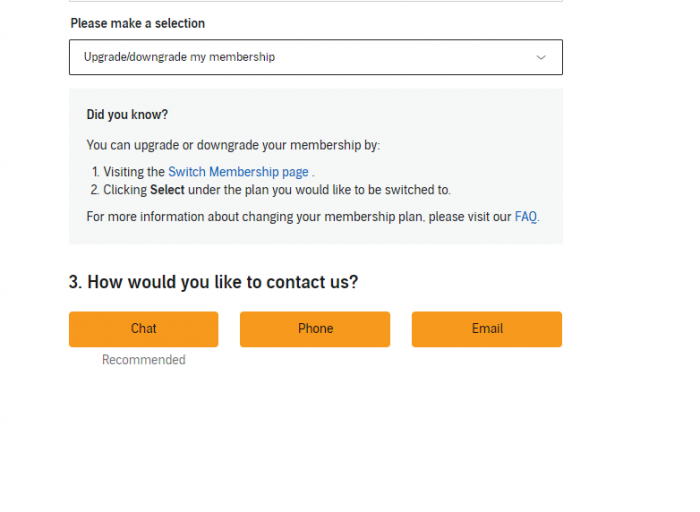 Chat with representative for Audible silver membership plan