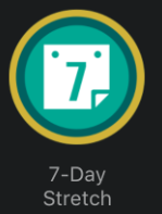 7-day Stretch Badge