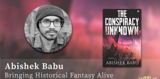 Author Abishek Babu, The Vengeance of the Fallen