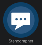 Stenographer badge