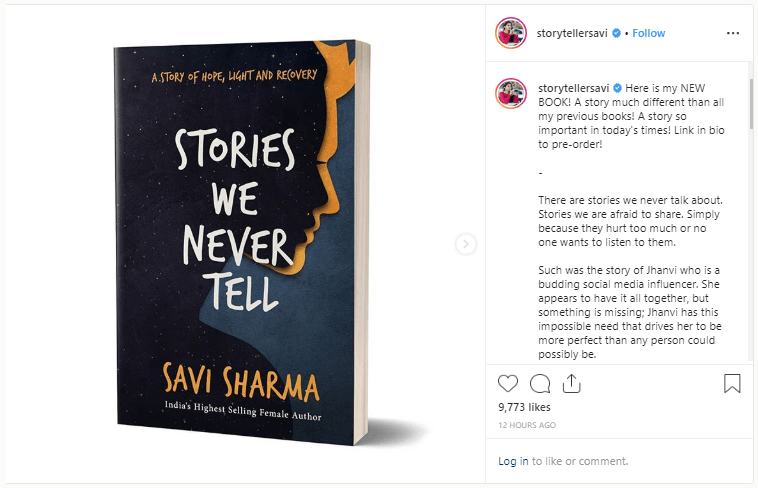 Stories We Never Tell book by Savi Sharma